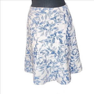 ANN TAYLOR LINEN MIDI SKIRT